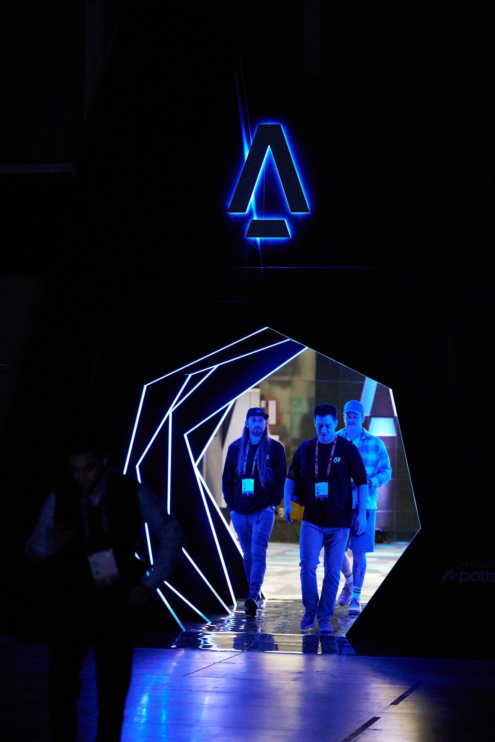 Accelerate illuminated entrance
